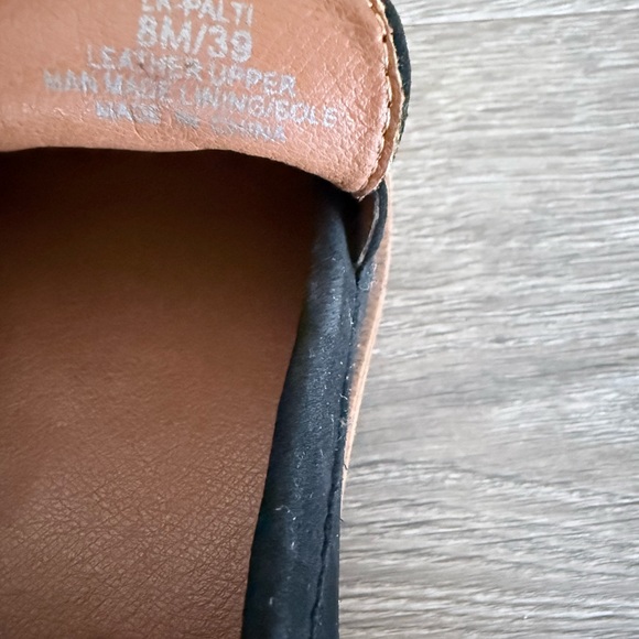 Lucky Brand Black Loafers with Cork Sole and 1.5 inch heel - Picture 8 of 9